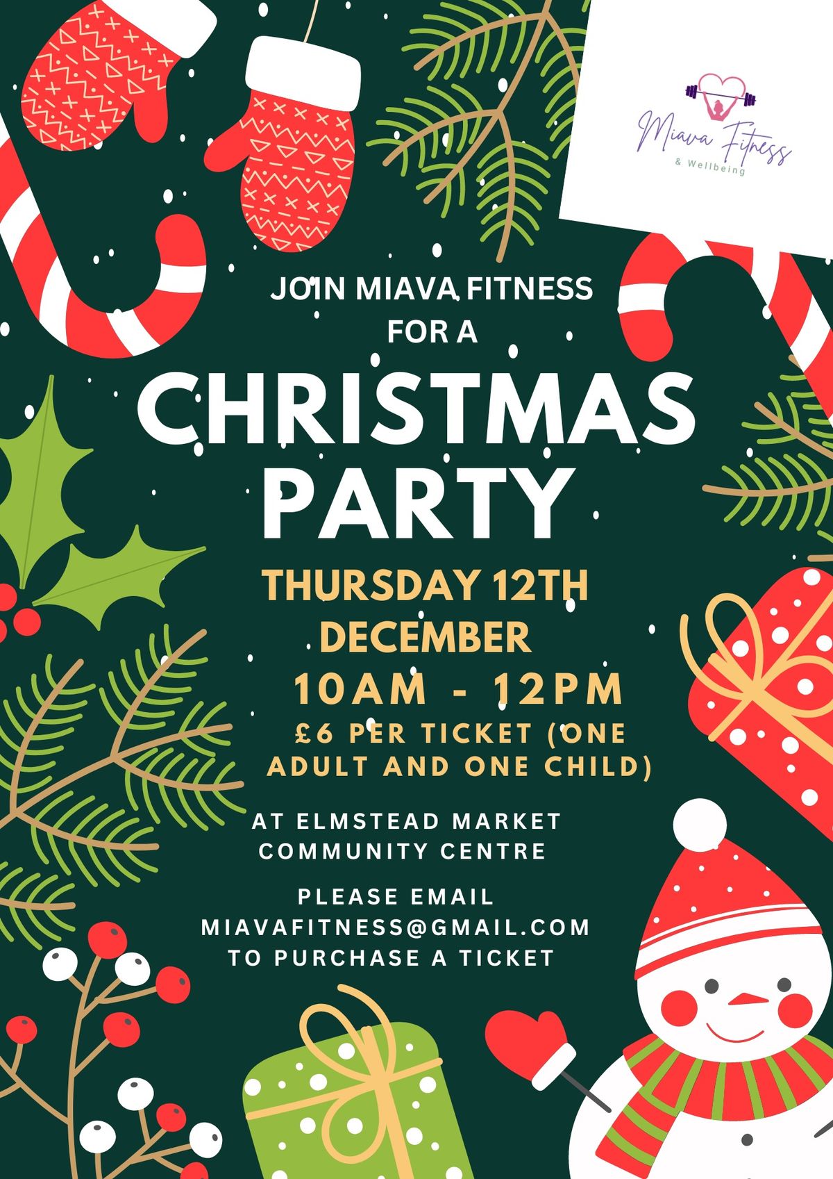 Miava Fitness &  Well-being\u2019s Christmas Party