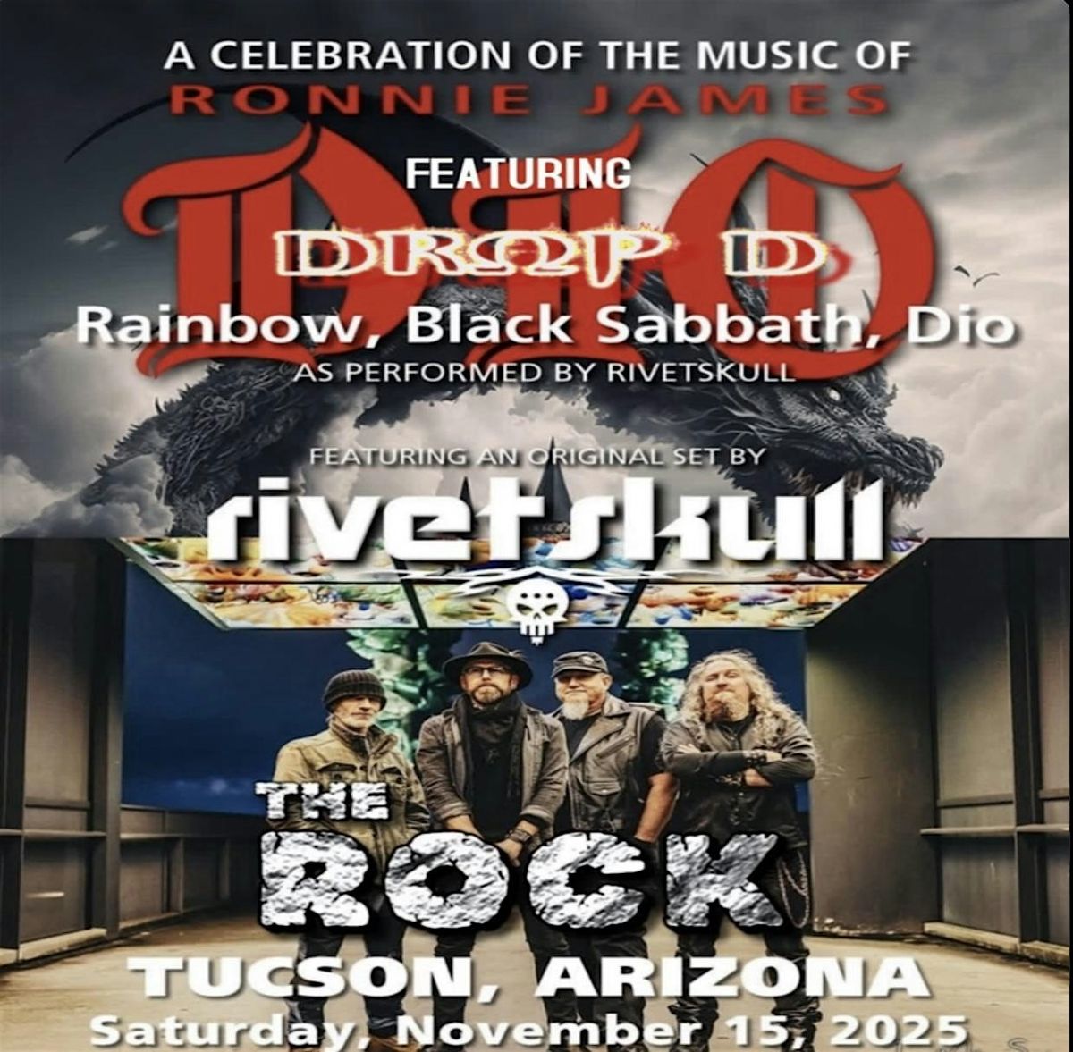 Rivetskull with Drop D at The Rock Tucson
