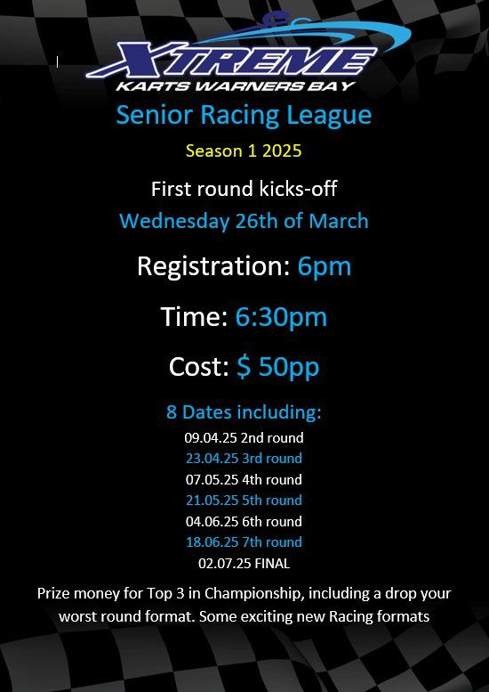 Senior Racing League Season 1 2025