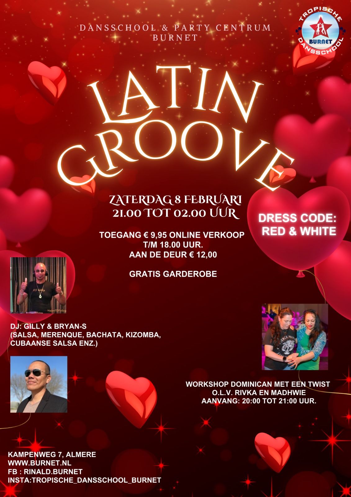 Latin Groove Valentine Party