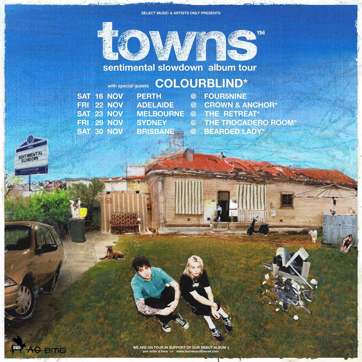 TOWNS ALBUM TOUR - BRISBANE