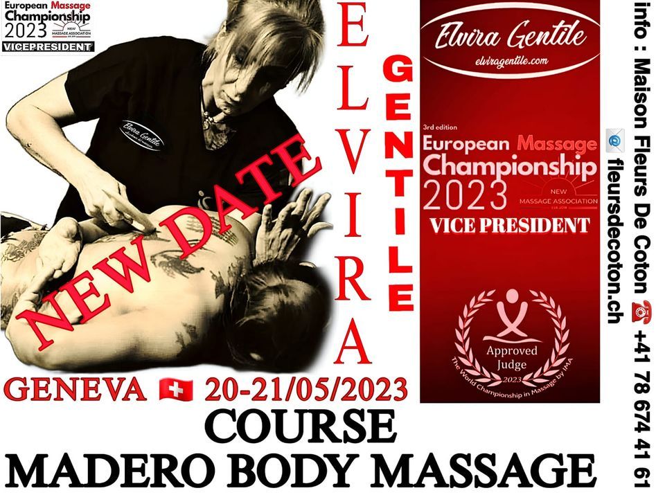 ?? GENEVA COURSE MADERO BODY MASSAGE + MOXA of ELVIRA GENTILE 20 21