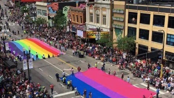 Help carry the Bi flag at the Pride March!