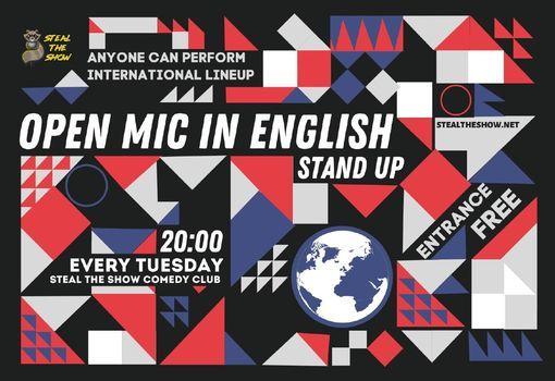 English Stand-Up Open Mic