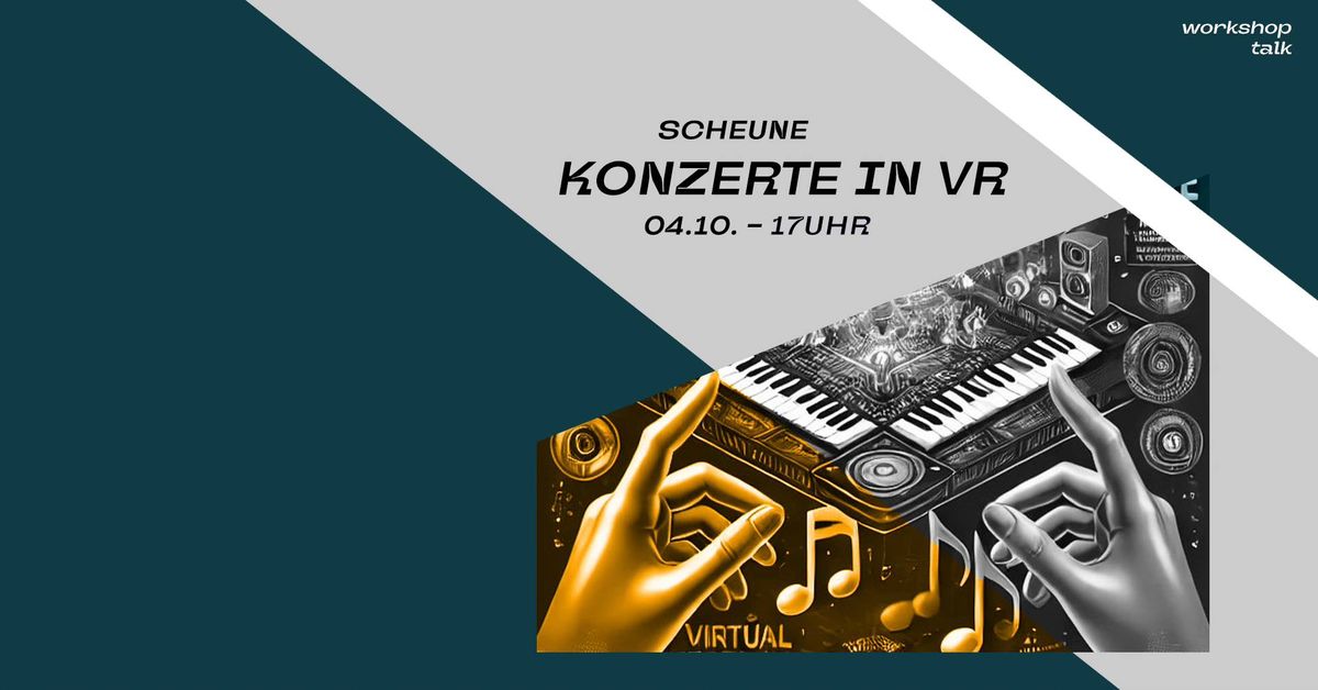 Konzerte in VR *** abgesagt ***