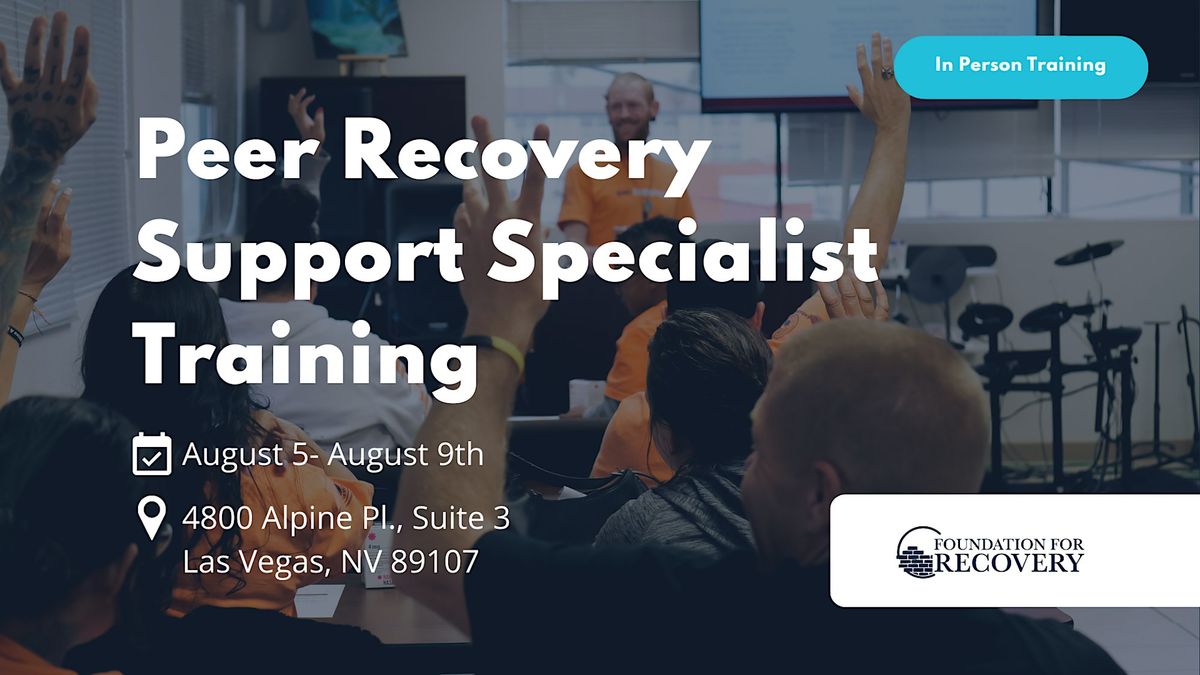 Peer Recovery Support Specialist Training