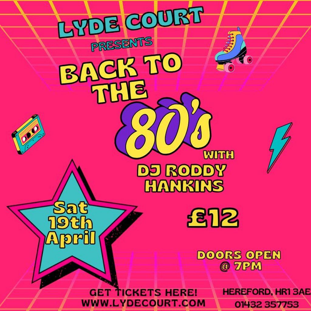 Back to the 80's with Roddy Hankins