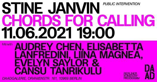 CHORDS FOR CALLING: Stine Janvin + Ensemble