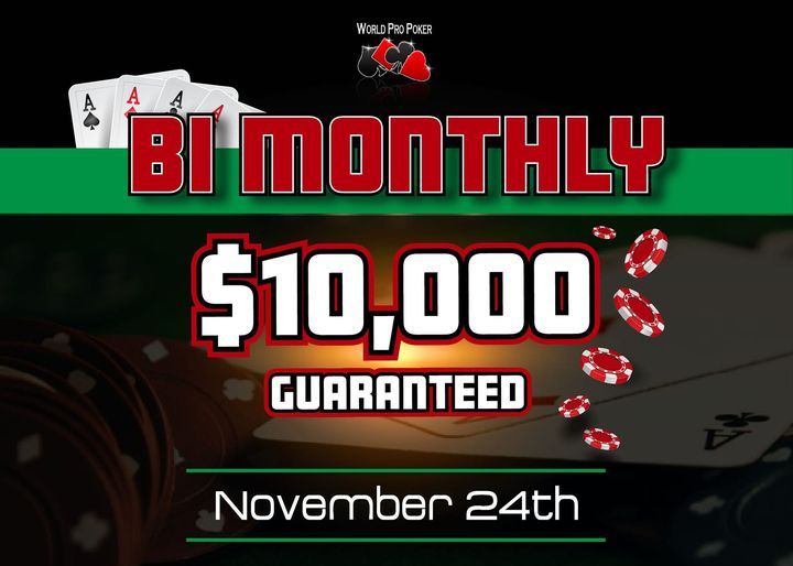 The $10000 GTD $65 Buyin Bi Monthly