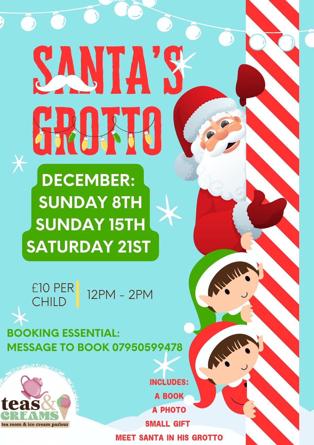 Meet Santa at Teas and Creams Axminster