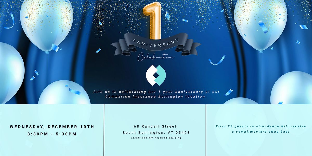 Comparion Insurance Agency 1 Year Office Anniversary Event