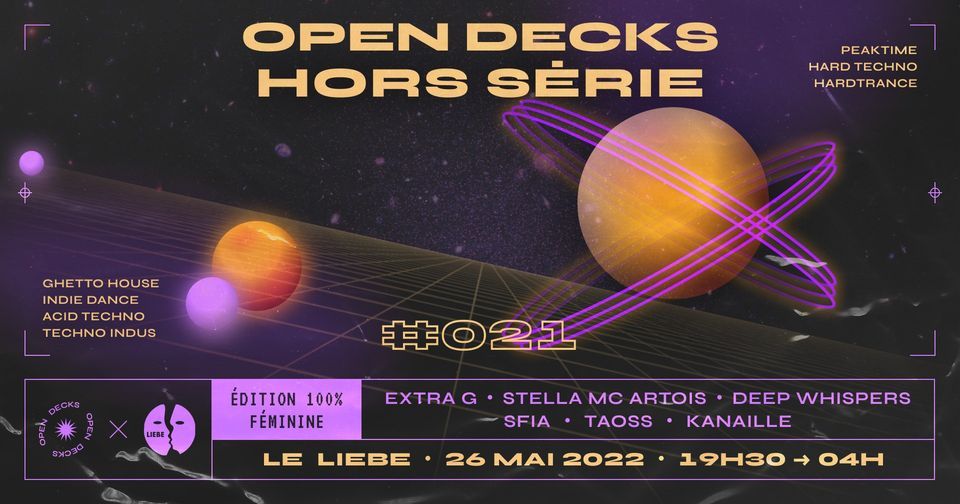 Open Decks : Hors Serie #021, EDITION 100% FEMININE