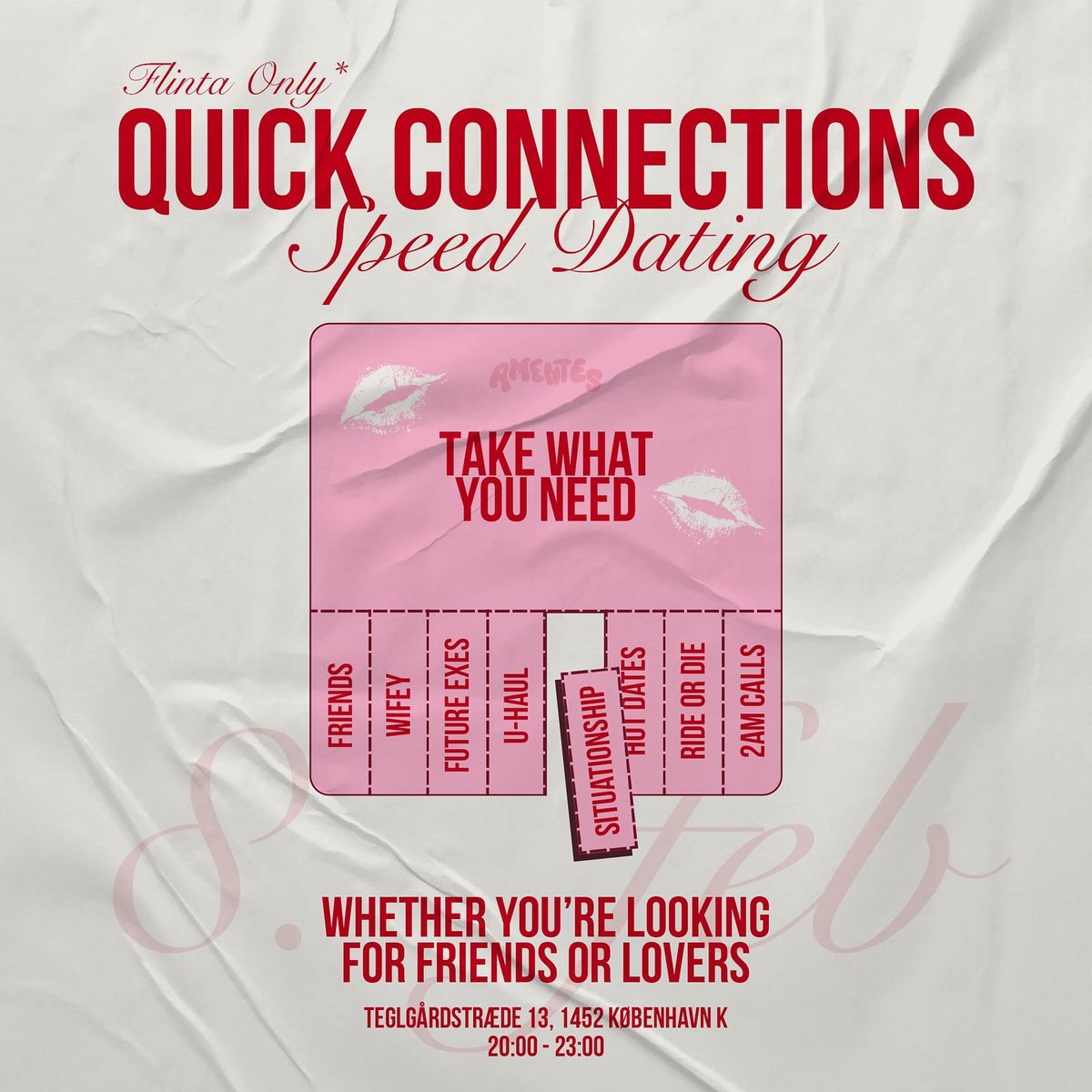 Quick Connections: valentines speed dating *flinta only*