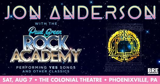 BRE Presents: Jon Anderson of YES with The Paul Green Rock Academy