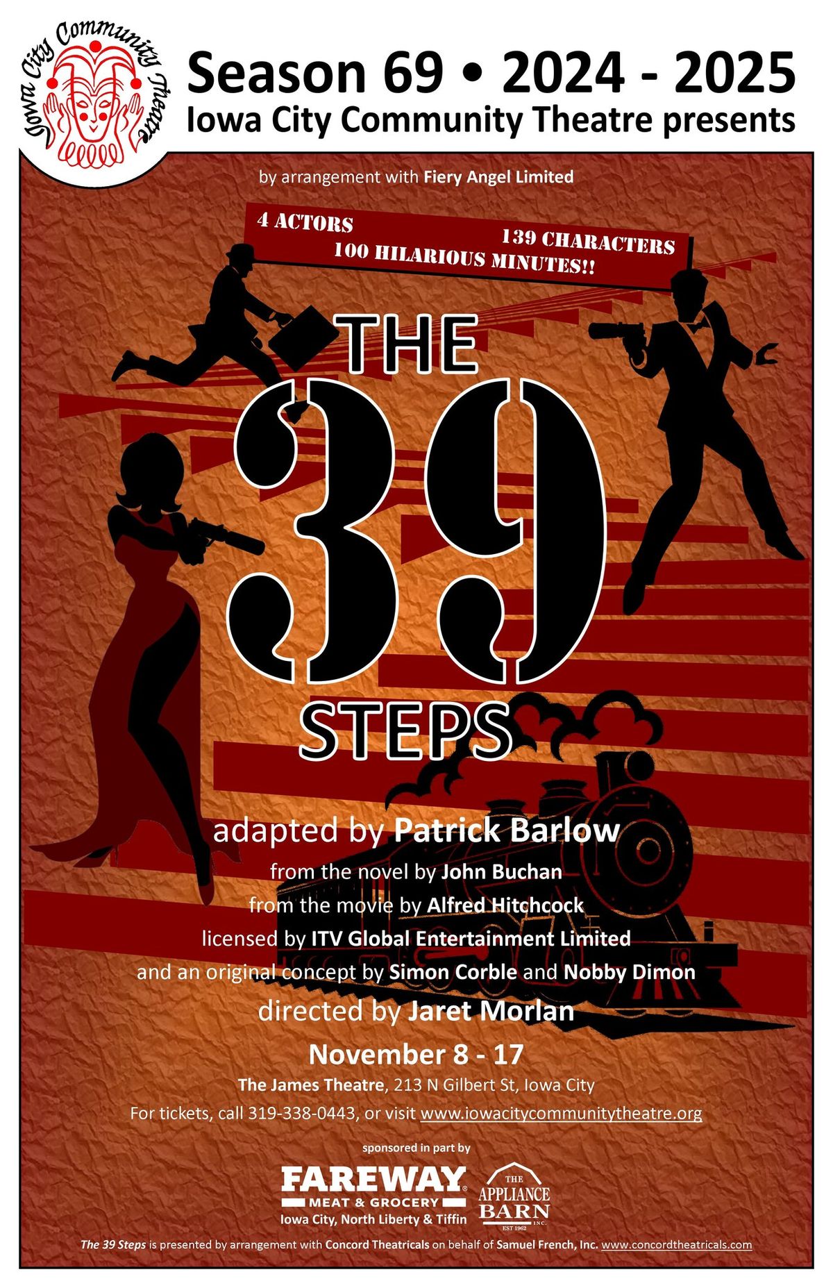 ICCT Presents The 39 Steps