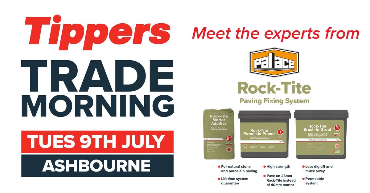 Palace Rock Tite Trade Morning - Ashbourne - Paving Fixing System for Natural stone & Porcelain