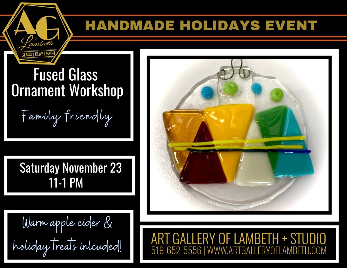 Fused Glass Ornament workshop