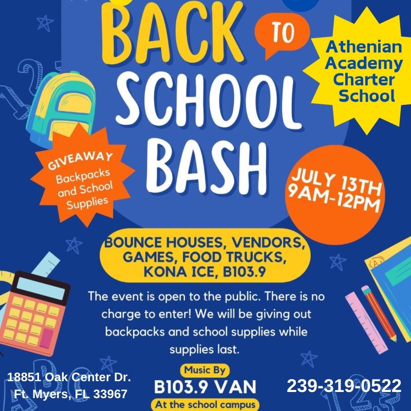 Back-to-School Bash at Athenian Academy Charter School Ft. Myers