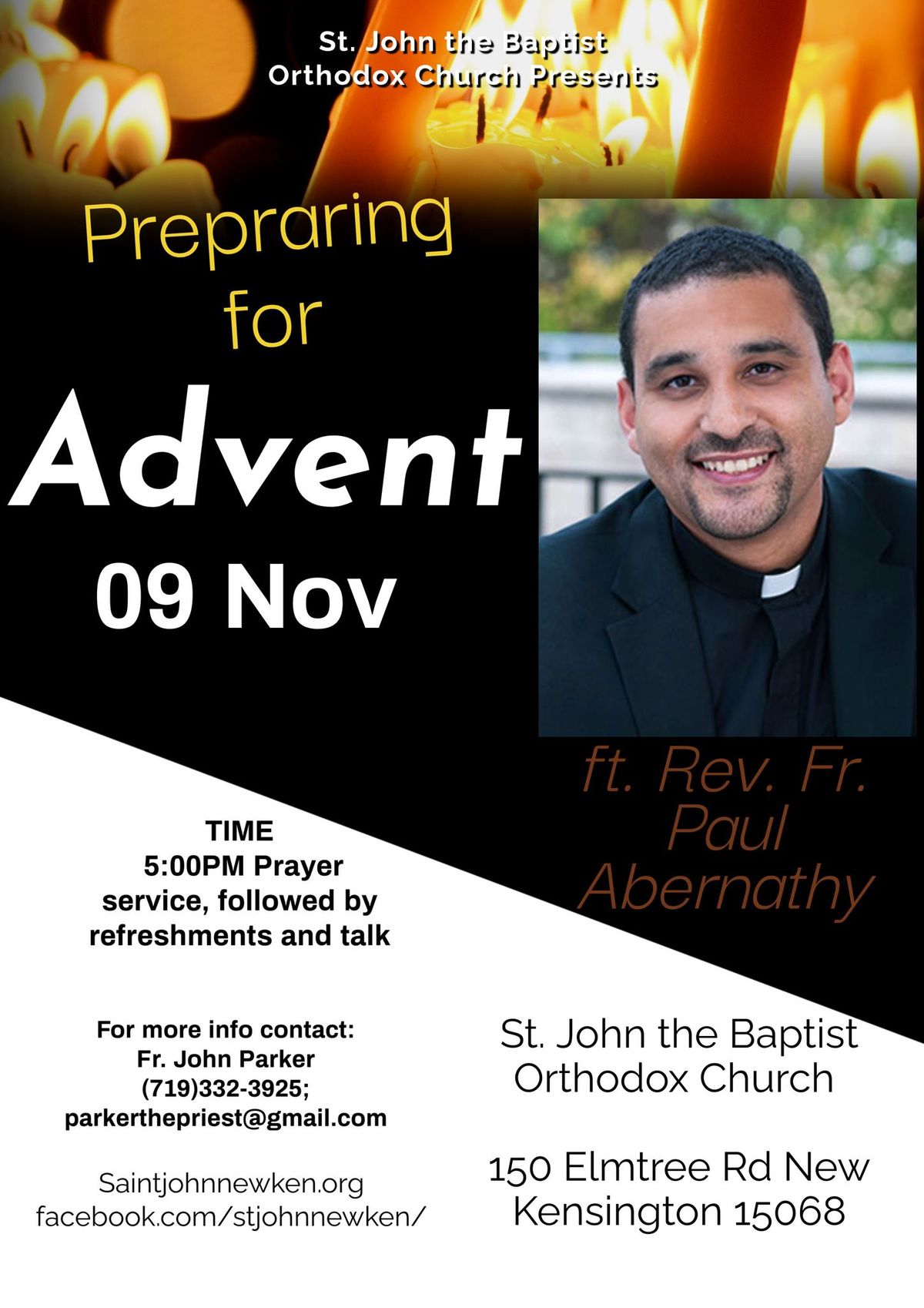 Pre-Advent Talk with Fr. Abernathy