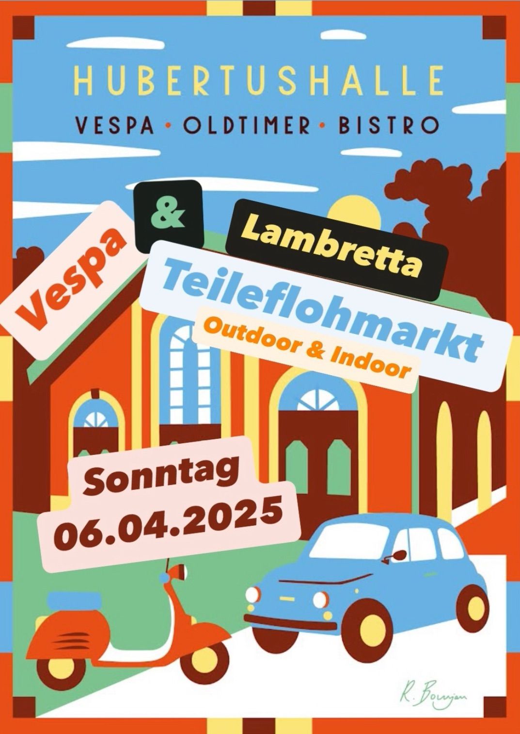 Flohmarkt f\u00fcr Vespa & Lambretta Teile