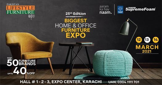 Pakistan Lifestyle Furniture Expo 12-14 March Karachi