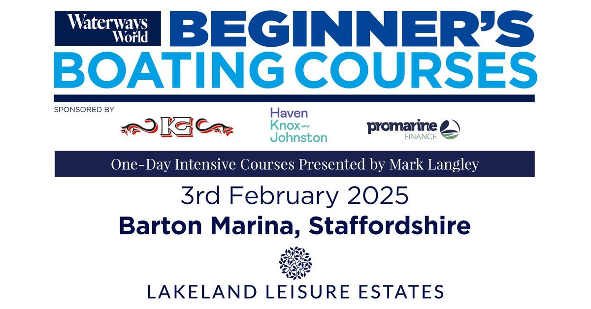 Beginner's Boating Course - Barton Marina