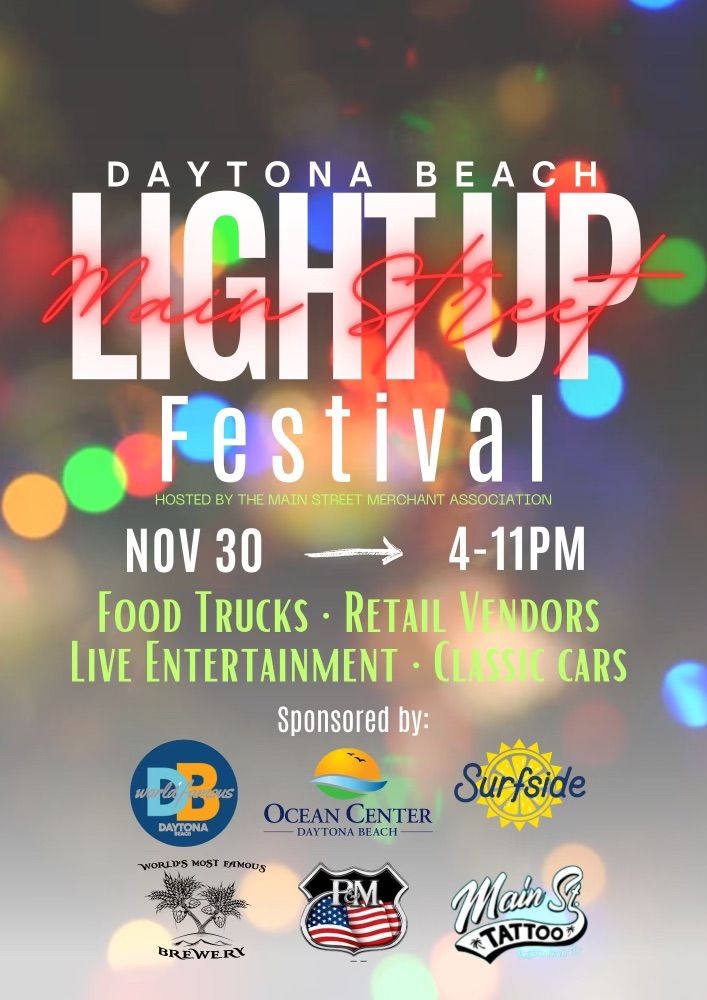 Main Street Daytona Beach's Light Up Festival