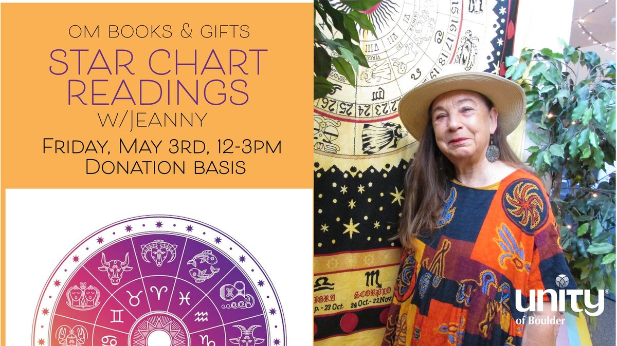 Healing Arts Fridays - Star Chart Readings with Jeanny