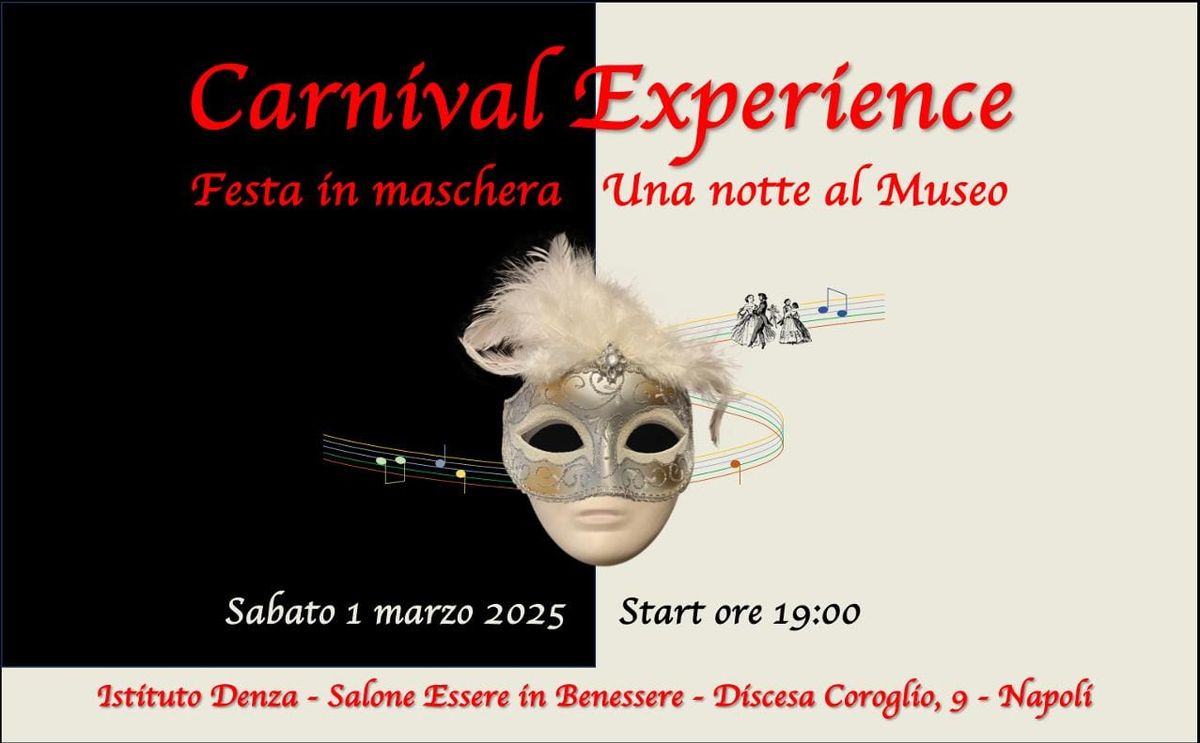 Carnival Experience - Una notte al Museo 