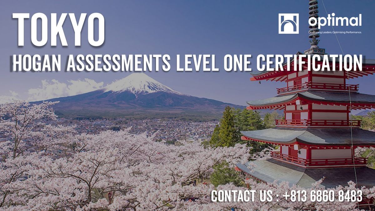 Hogan Assessments Level One Certification Workshop Tokyo