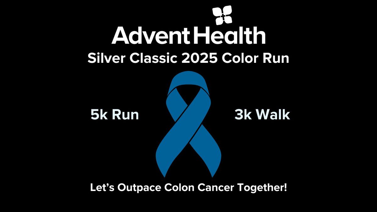 39th Annual Silver Classic Color Run 5k Run 3K Walk