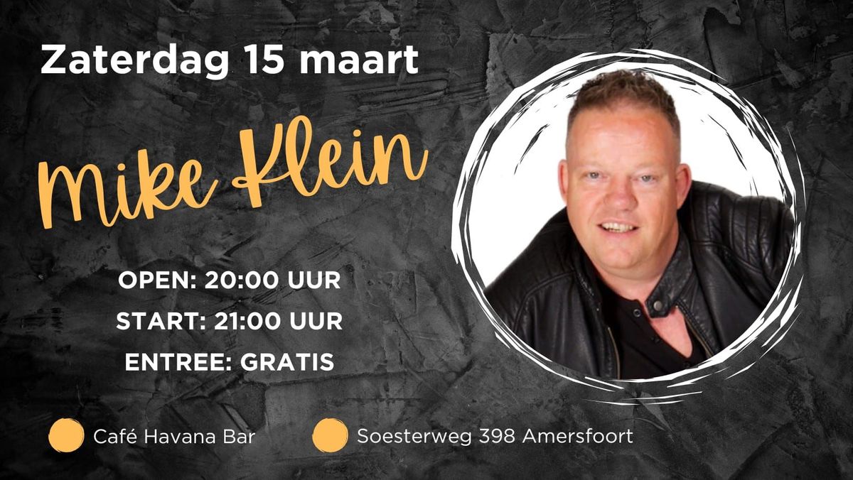 live muziek met Mike Klein