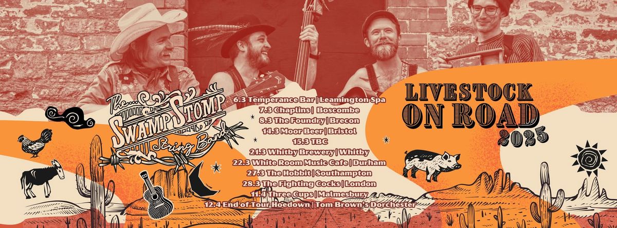 THE SWAMP STOMP STRING BAND \/\/ LIVESTOCK ON ROAD TOUR \/\/ BOURNEMOUTH