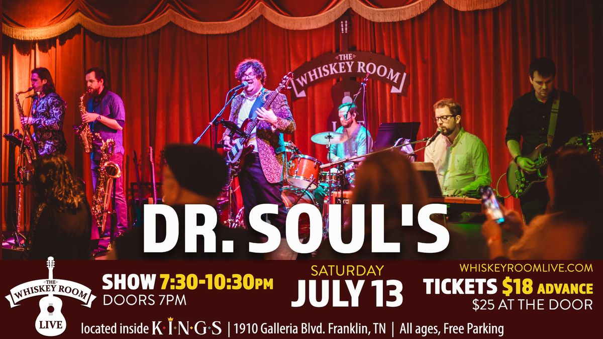 Dr. Souls at The Whiskey Room Live - Franklin