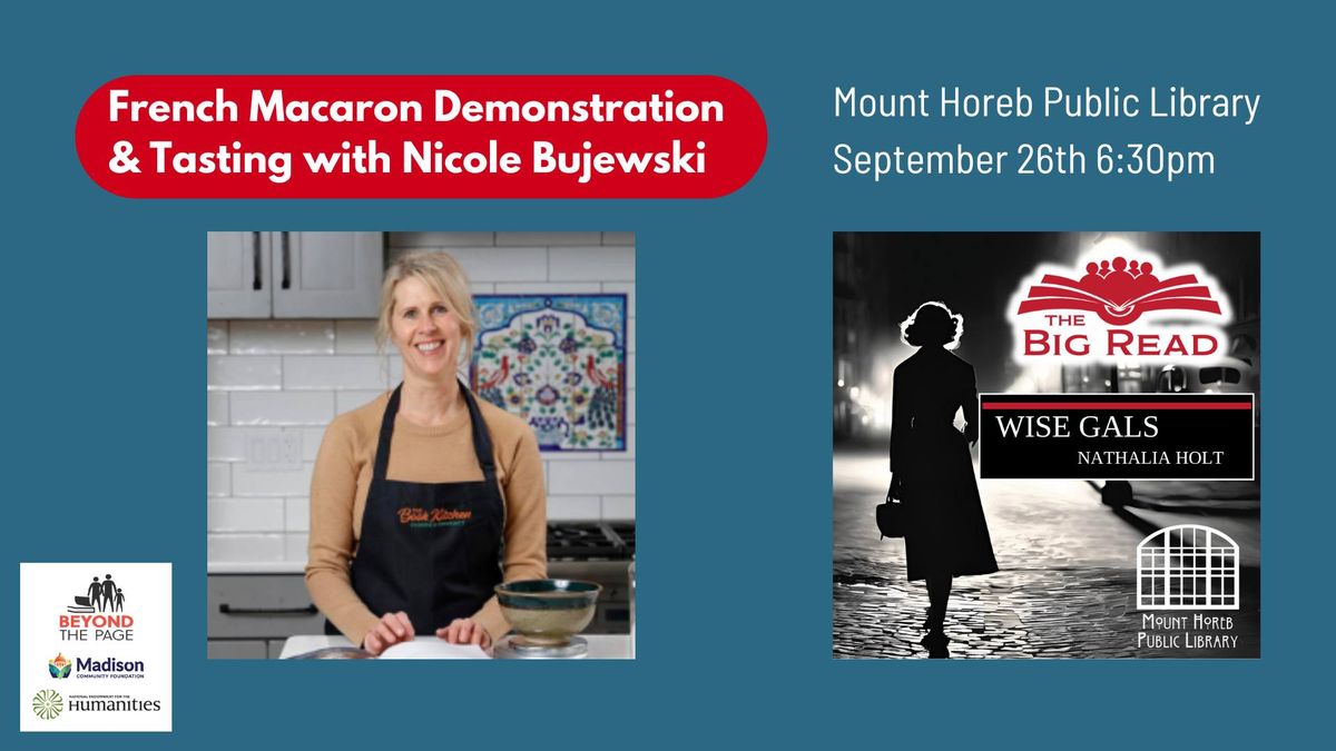 French Macaron Demonstration & Tasting with Nicole Bujewski