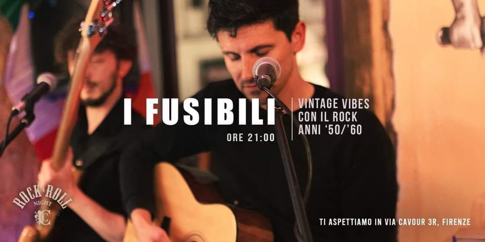 I FUSIBILI power duo live Rock'n'roll Night @ Cantinetta Cavour Firenze