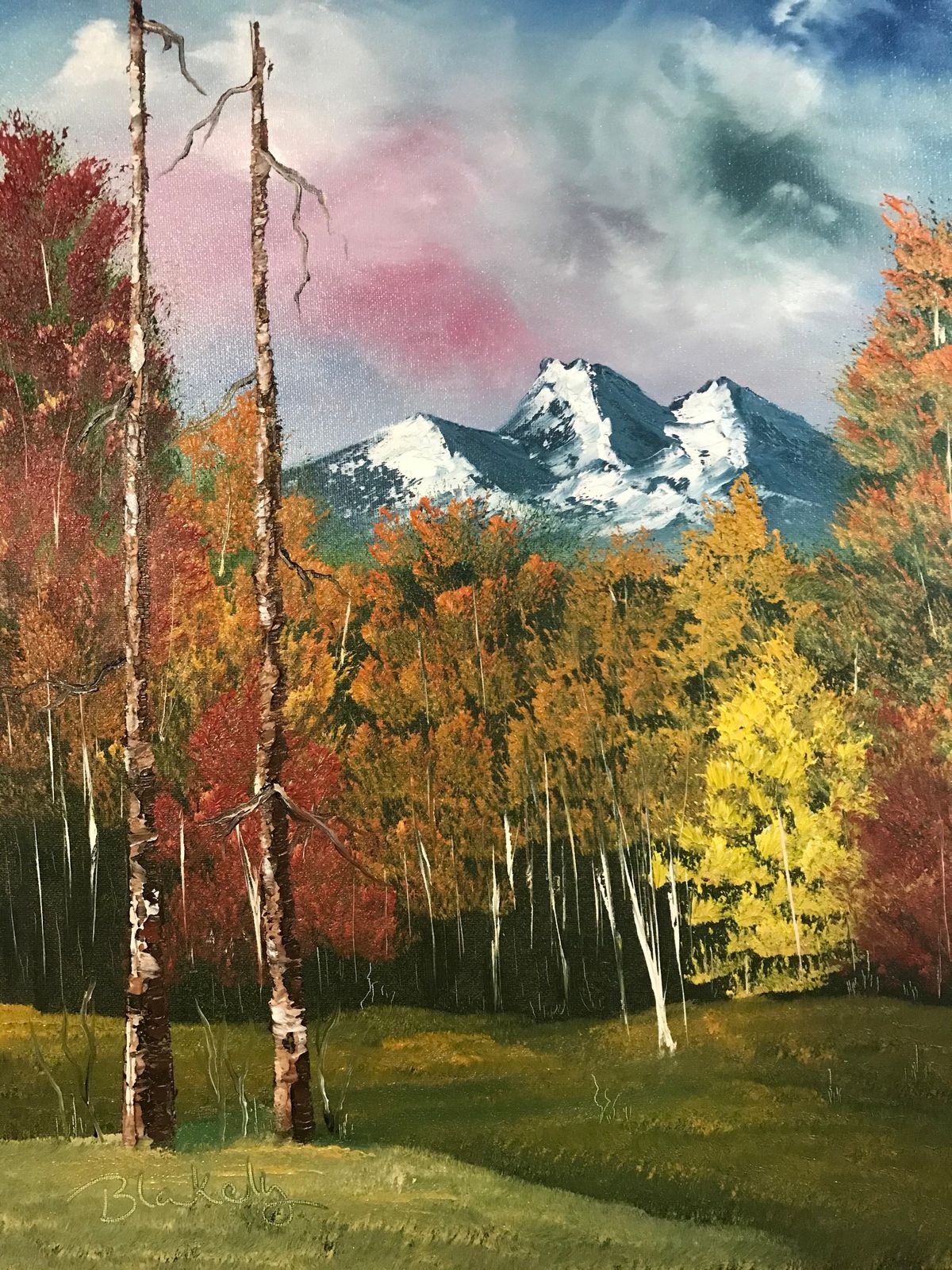 Bob Ross Painting in Aurora-Aspen Views 