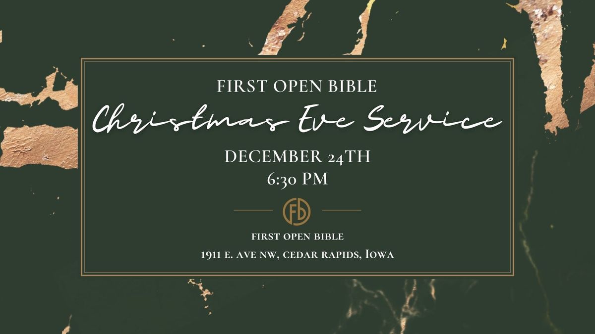 Christmas Eve at First Open Bible