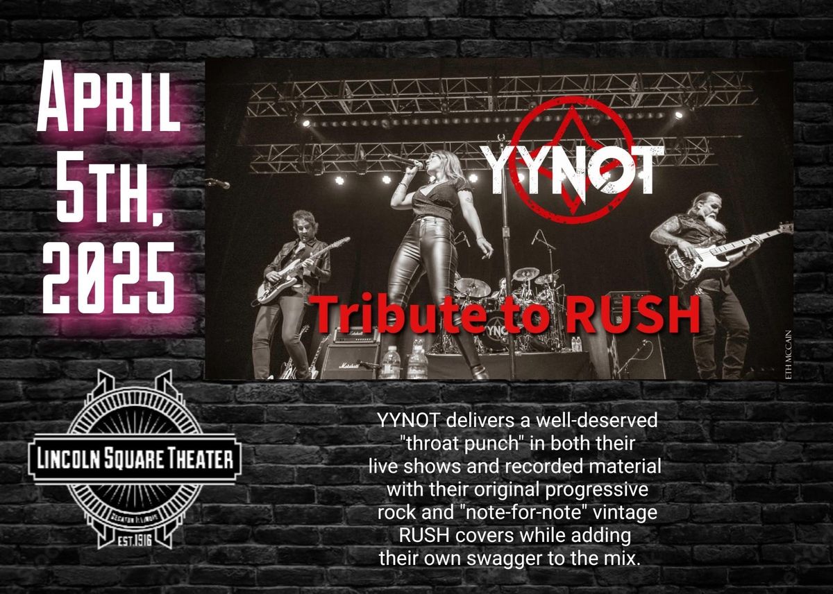 YYNOT Tribute to RUSH