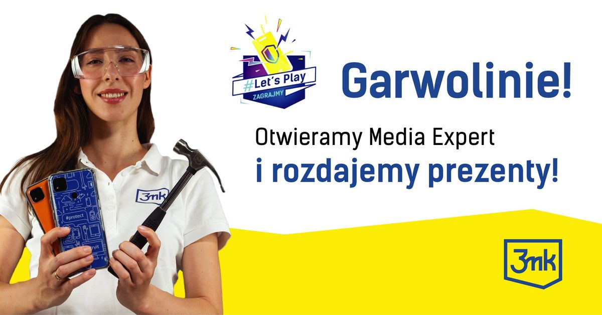 Garwolinie! Odbierz etui i szk\u0142o na telefon na otwarciu Media Expert \ud83d\udcf2