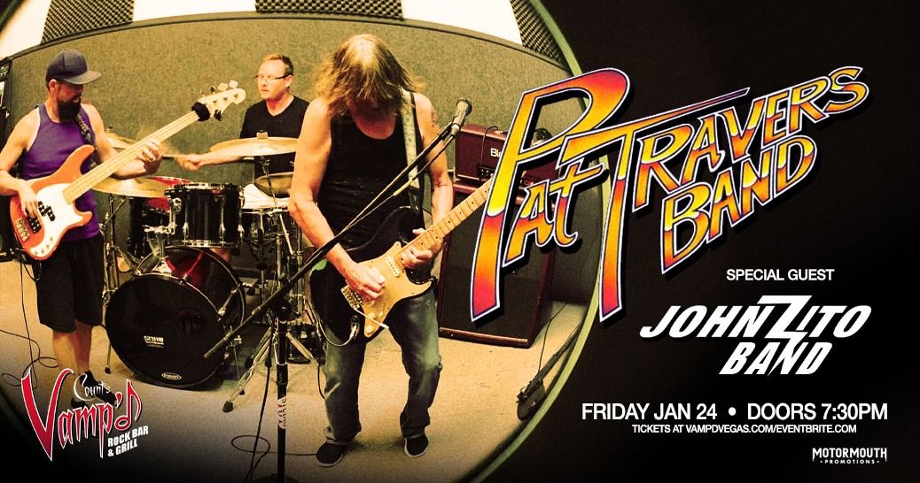 Pat Travers Band rocks Vamp'd! Special guest John Zito Band 