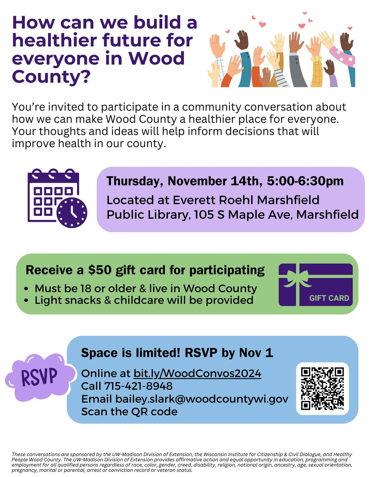 Community Conversation: Building a Healthier Wood County