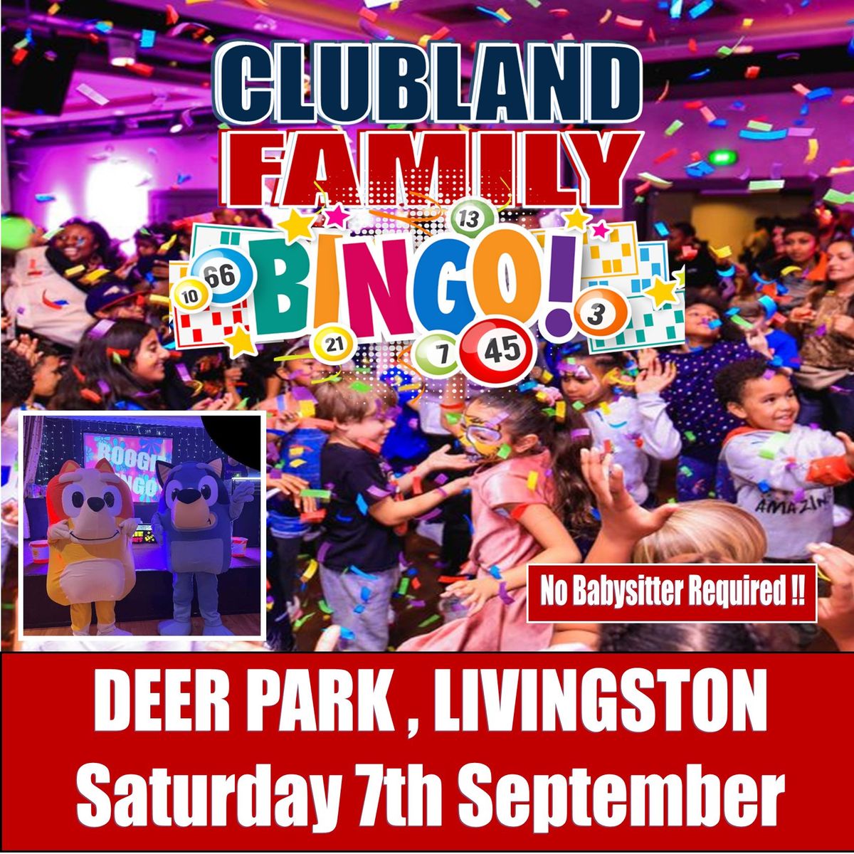 Livingston- Clubland Family Bingo