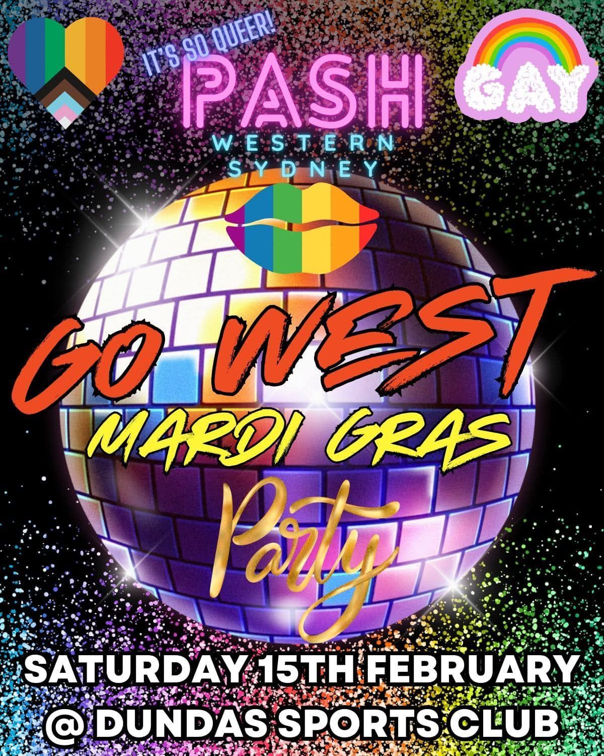 GO WEST MARDI GRAS PARTY