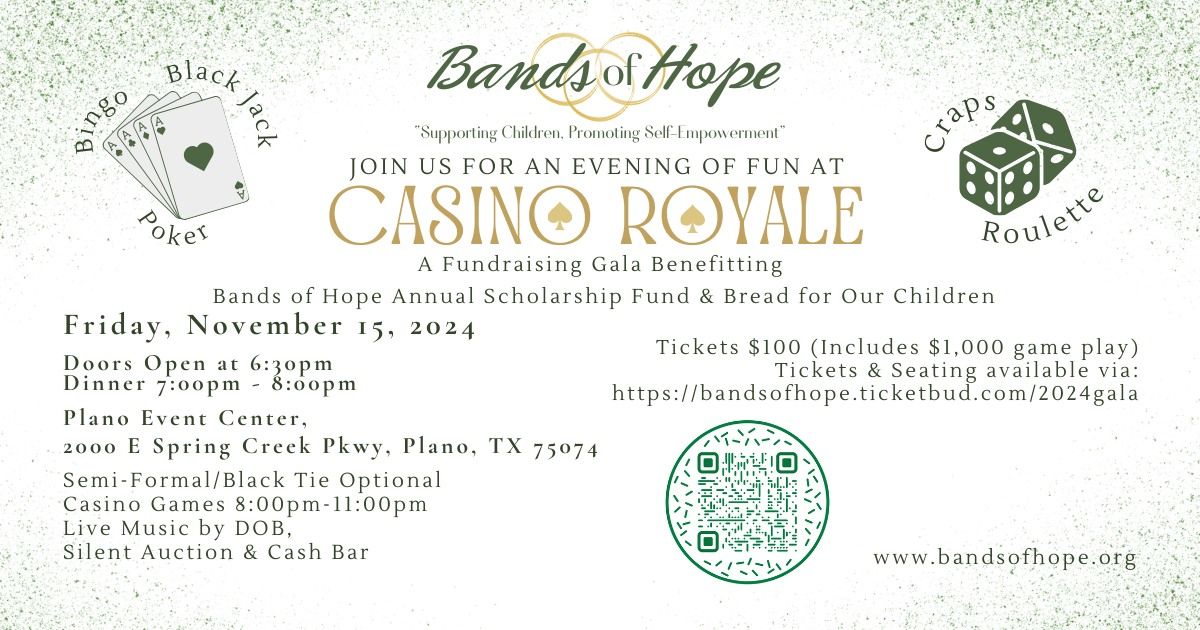 11th Annual Charity Gala Fundraiser - Casino Royale