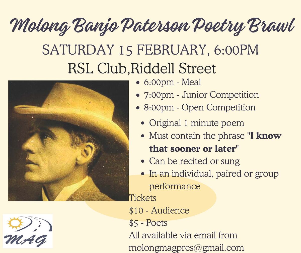 Molong Banjo Paterson Poetry Brawl