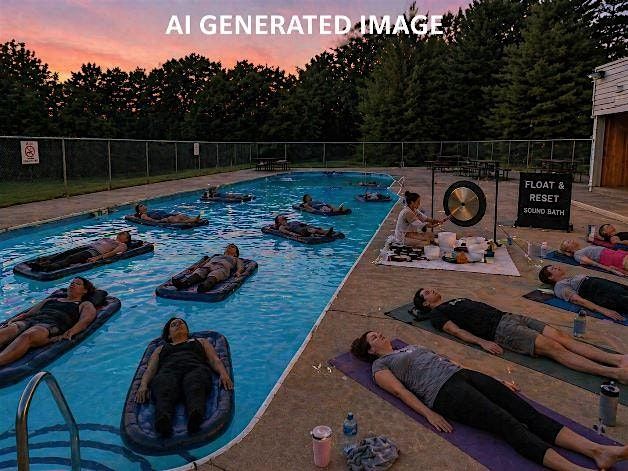 Floating Sound Bath Experience - Poolside Reset