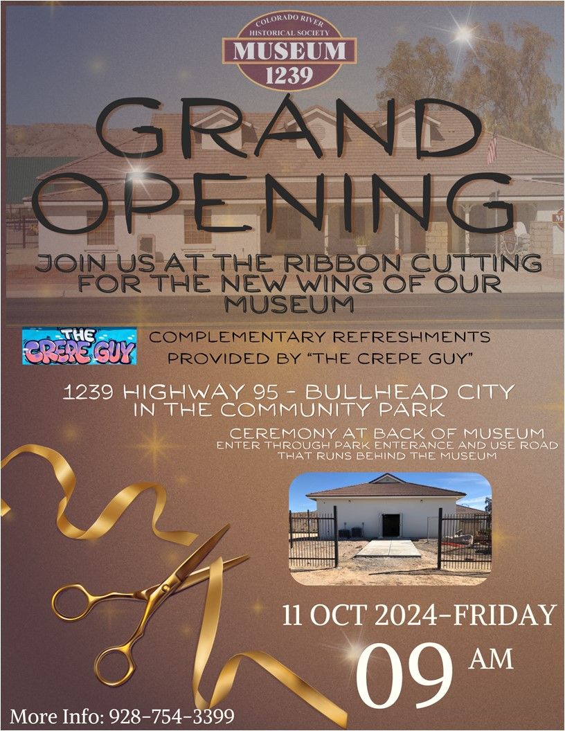 Ribbon Cutting - Colorado River Historical Society Museum