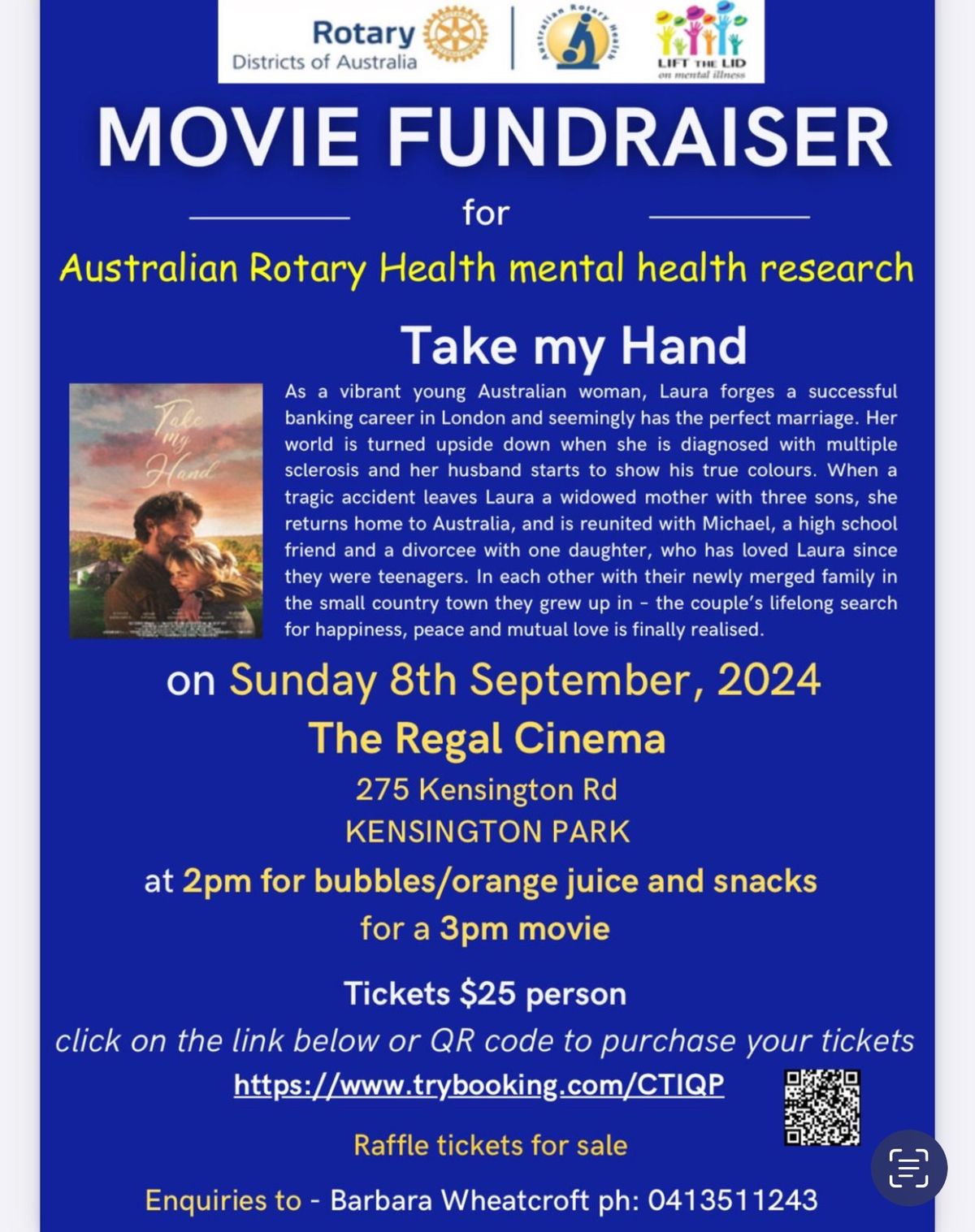 Take my Hand - Movie Night for a Cause!