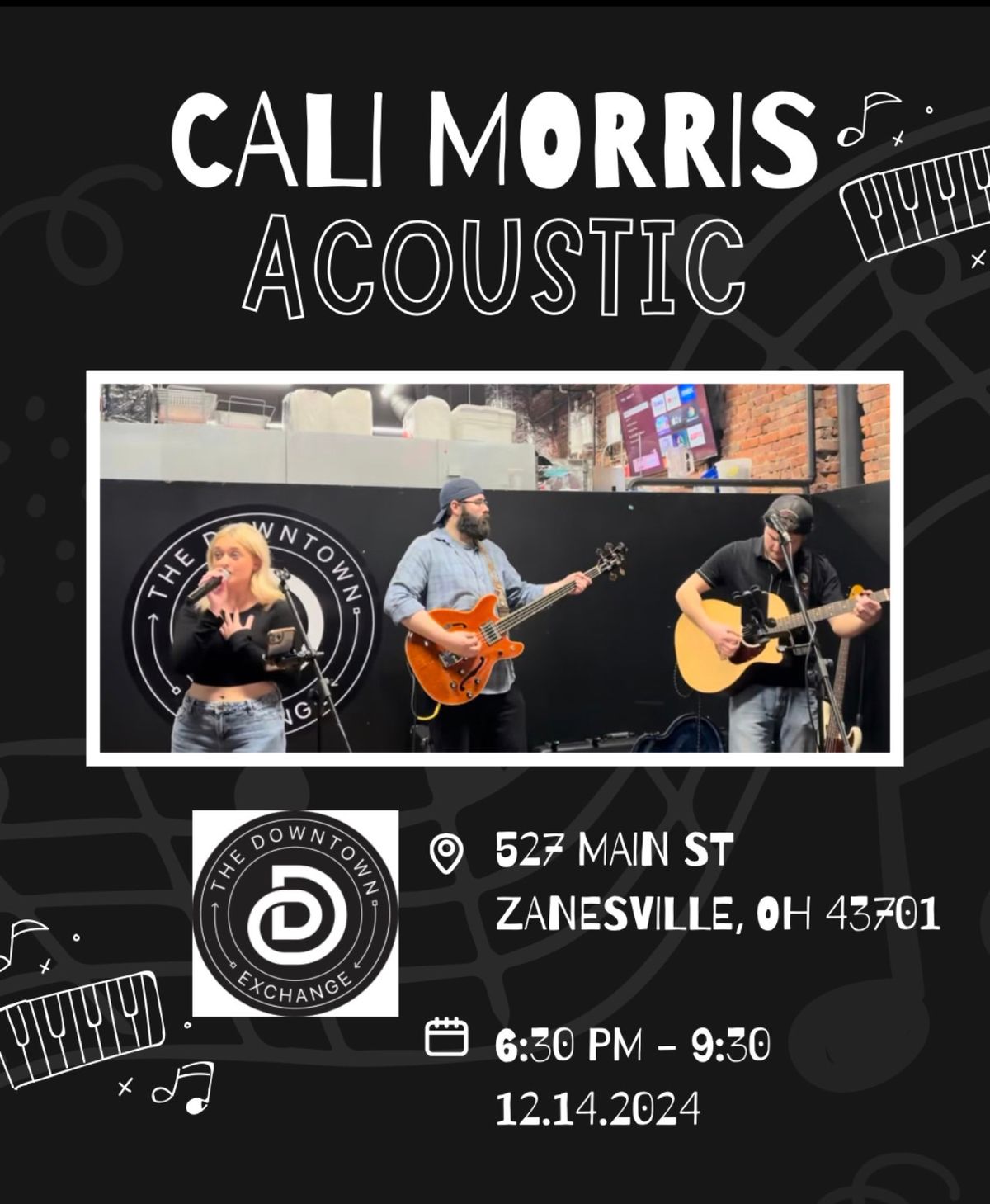 Cali Morris Acoustic @The Downtown Exchange- Zanesville